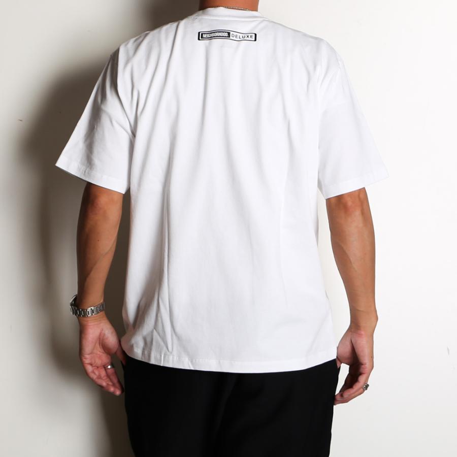 NEIGHBORHOOD / Tシャツ/XXL/コットン/WHT DELUXE/デラックス】NEIGHBORHOOD × DELUXE TEE - WHITE / 23ADNH2004