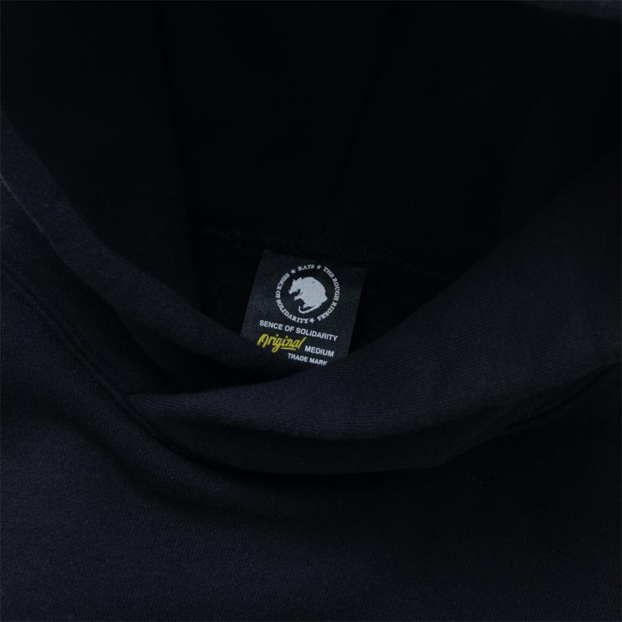 ☆希少 RATS BOLT CROSS NECK HOODIE 13oz 裏起毛 RATS（ラッツ） 【RATS/ラッツ】CROSS NECK HOODIE BOLT / プル