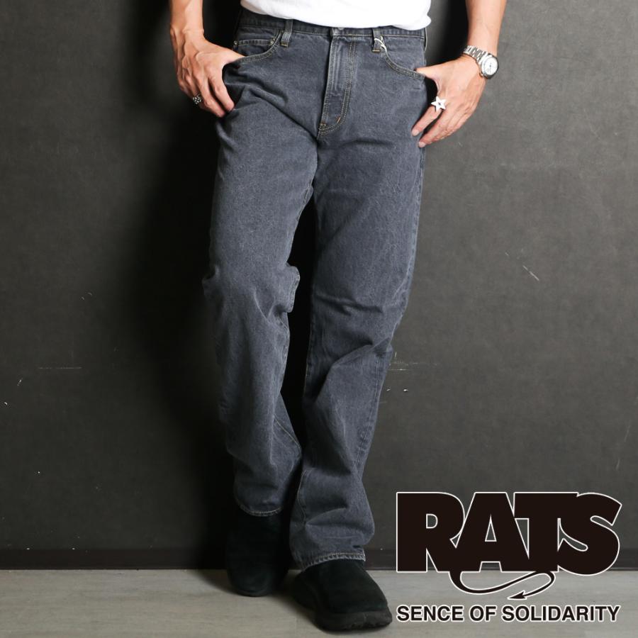 ラッツ　rats デニム RATS（ラッツ） 【RATS/ラッツ】GRAY DENIM PANTS / ストレート