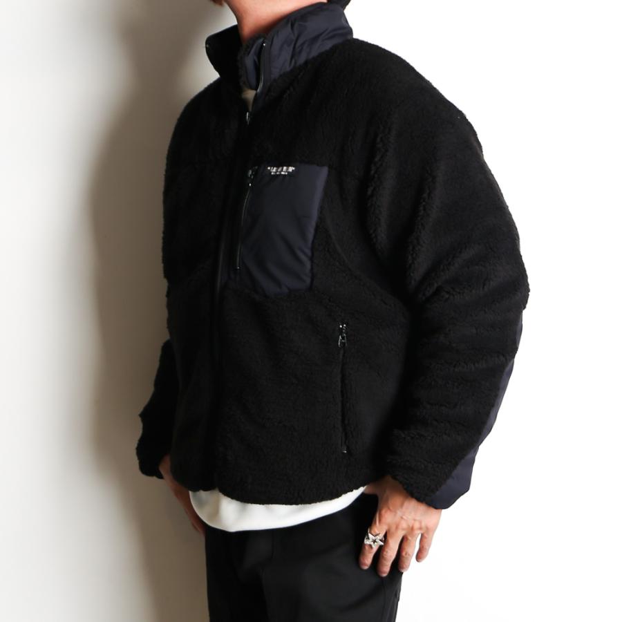 RATS（ラッツ） 【RATS/ラッツ】ZIP FLEECE - BLACK / フリース