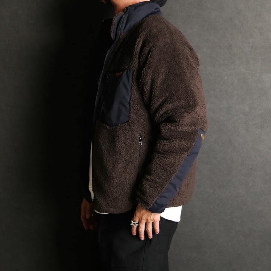 RATS（ラッツ） 【RATS/ラッツ】ZIP FLEECE - BROWN / フリース