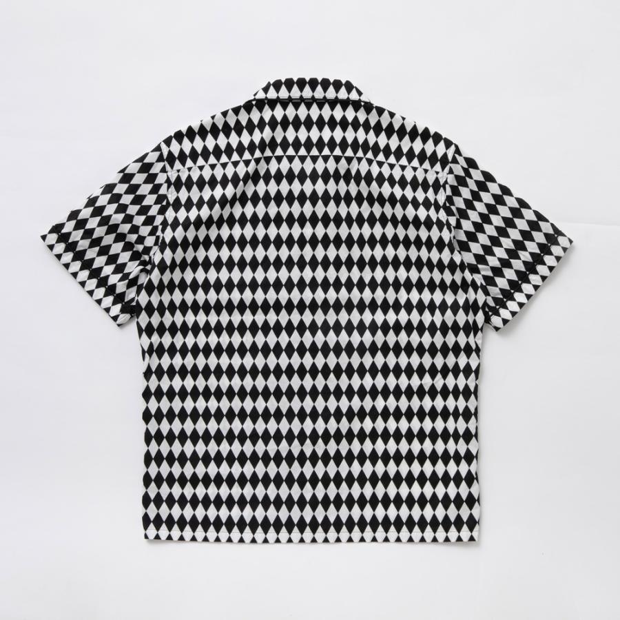 RATS（ラッツ） 【RATS/ラッツ】CHECKERED FLAG S/S SHIRT - BLACK