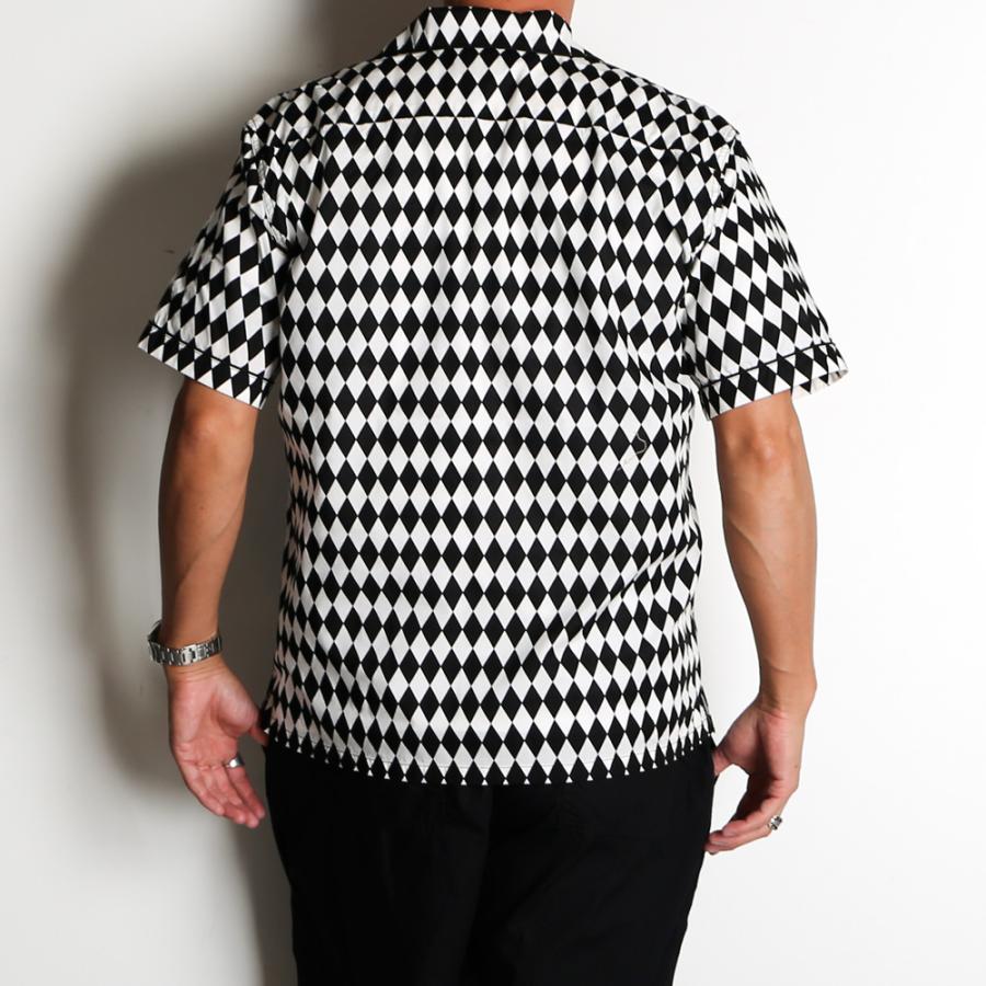 RATS（ラッツ） 【RATS/ラッツ】CHECKERED FLAG S/S SHIRT - BLACK