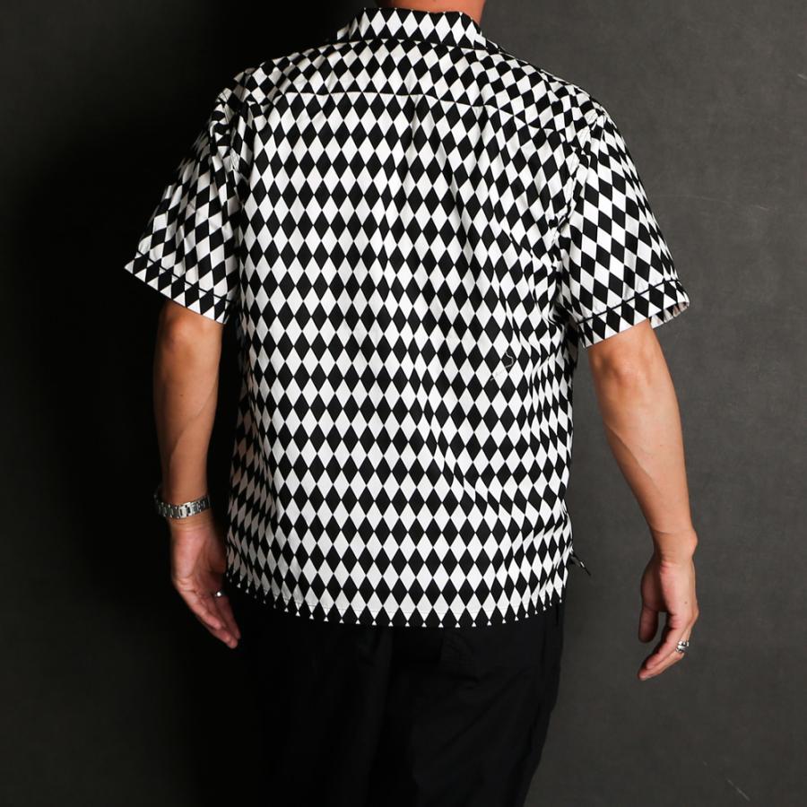 RATS（ラッツ） 【RATS/ラッツ】CHECKERED FLAG S/S SHIRT - BLACK