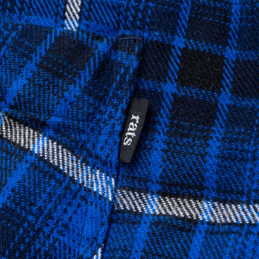 RATS（ラッツ） 【RATS/ラッツ】COTTON FLANNEL BLUE CHECK SHIRT