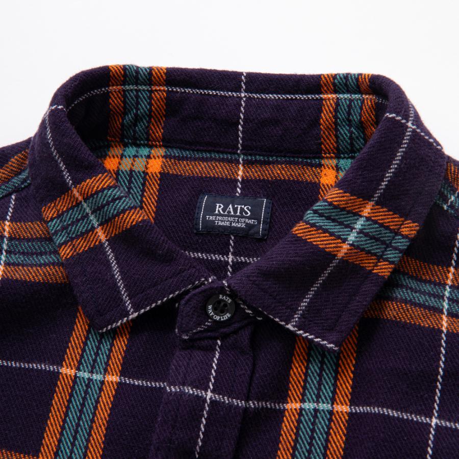 ラッツ チェックシャツ RATS COTTON CHECK SHIRT チェックシャツ / RATS(ラッツ) / COTTON RAYON CHECK SHIRT(23'RS