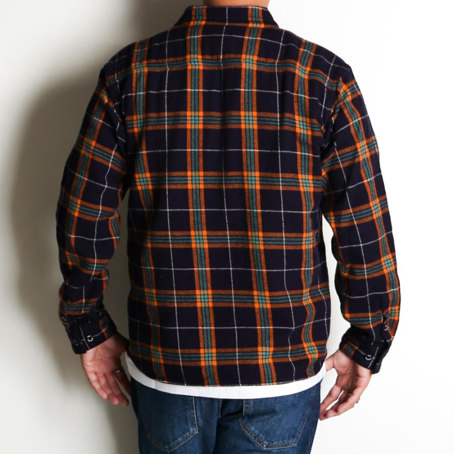RATS（ラッツ） 【RATS/ラッツ】COTTON FLANNEL NAVY CHECK SHIRT