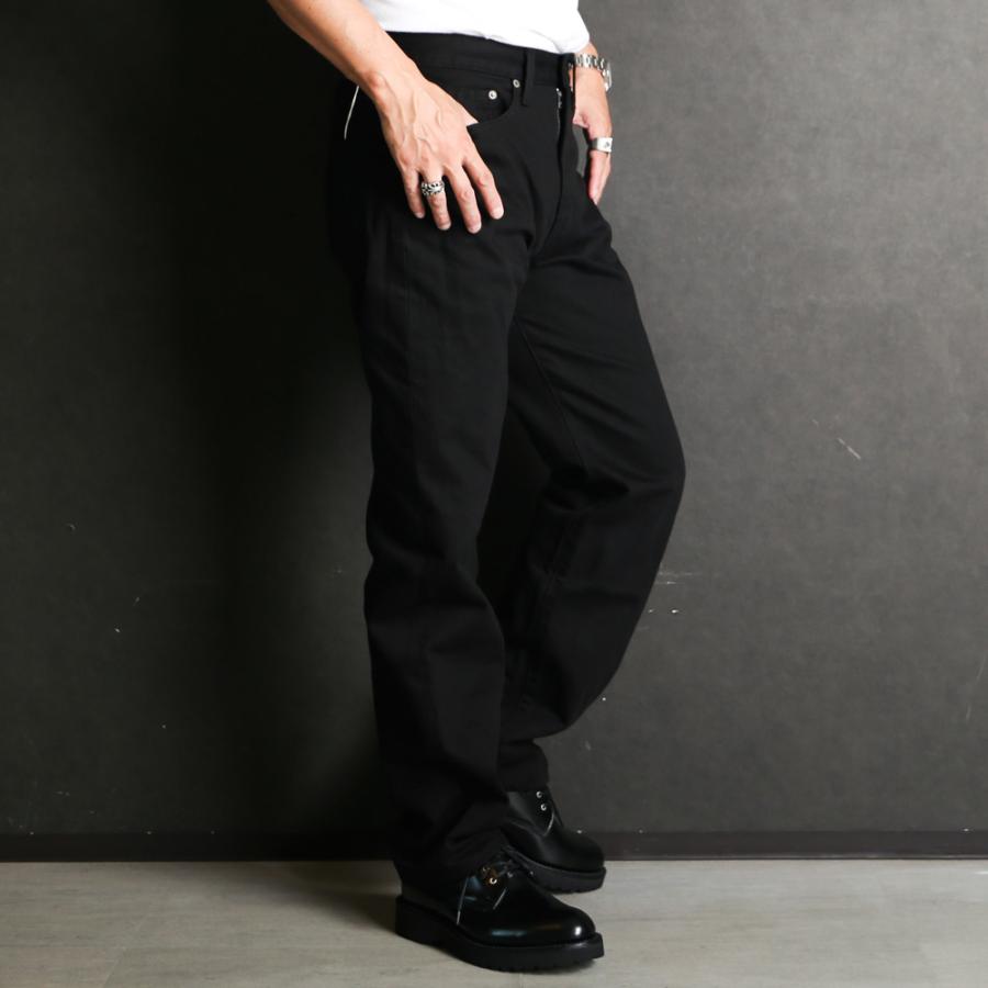 RATS ラッツ CHINO PANTS STRAIGHT RATS（ラッツ） 【RATS/ラッツ】BLACK DENIM PANTS / ストレート