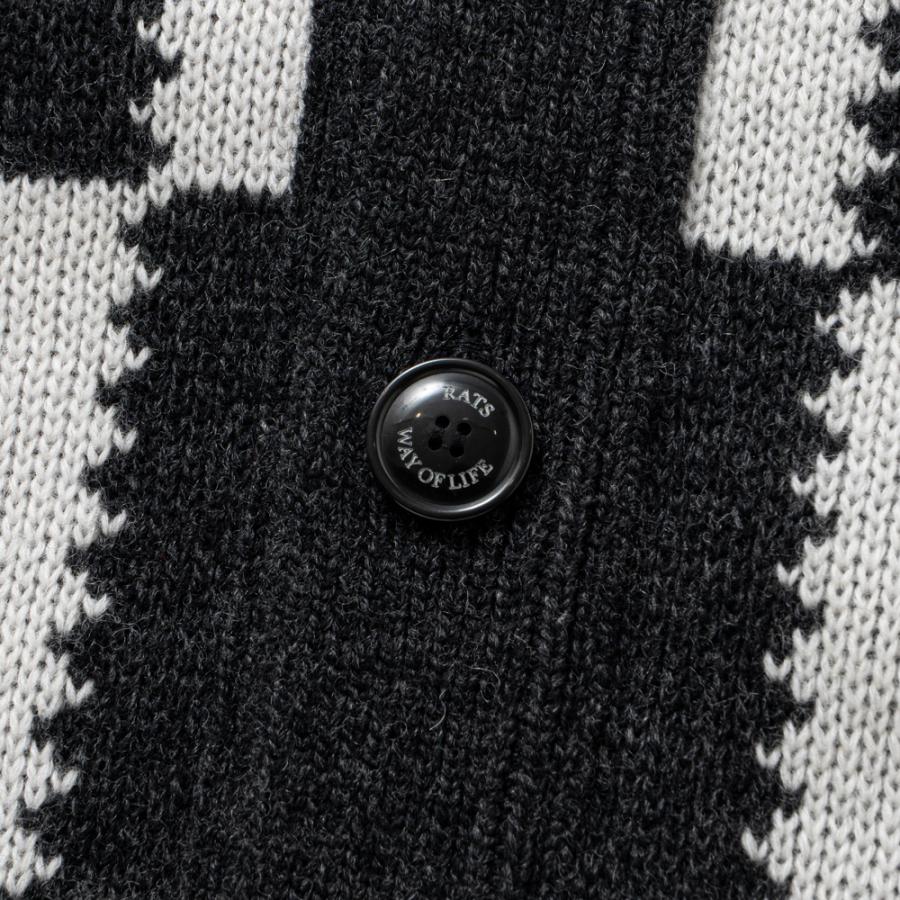 RATS（ラッツ） 【RATS/ラッツ】CHECKER CARDIGAN / チェッカー