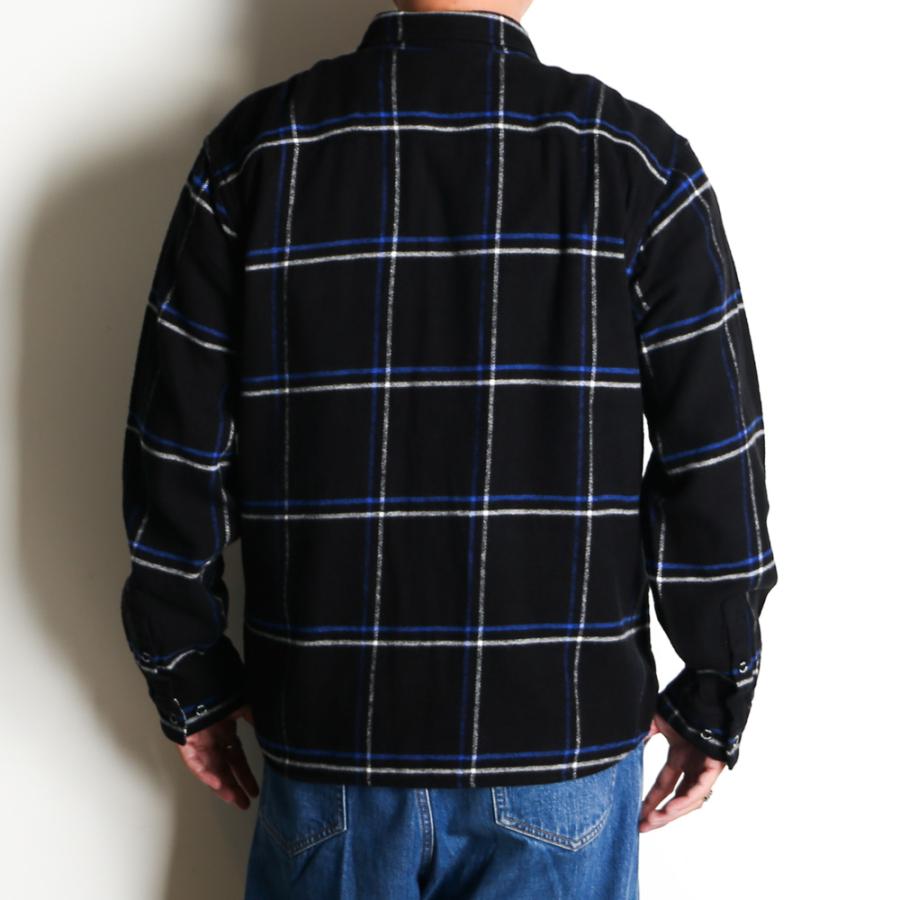 RATS（ラッツ） 【RATS/ラッツ】COTTON FLANNEL CHECK SHIRT- BLUE