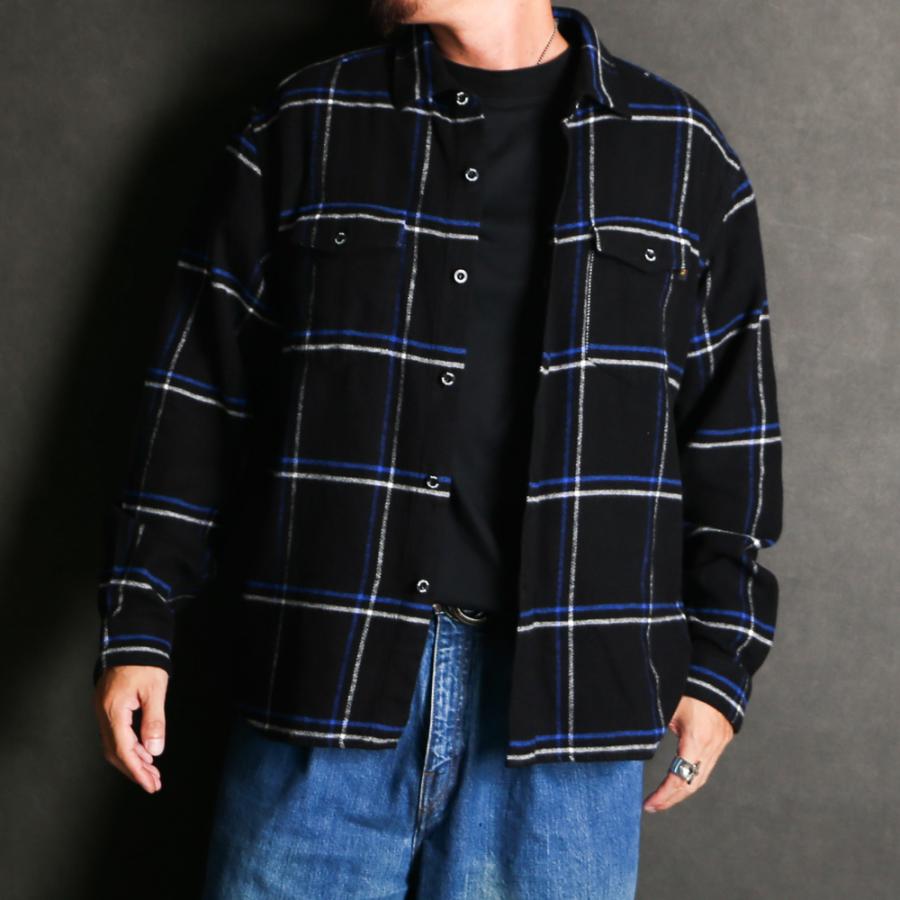 RATS SHIRT ラッツ シャツ 新品未使用 人気アイテム XLサイズ RATS（ラッツ） 【RATS/ラッツ】COTTON FLANNEL CHECK SHIRT- BLUE