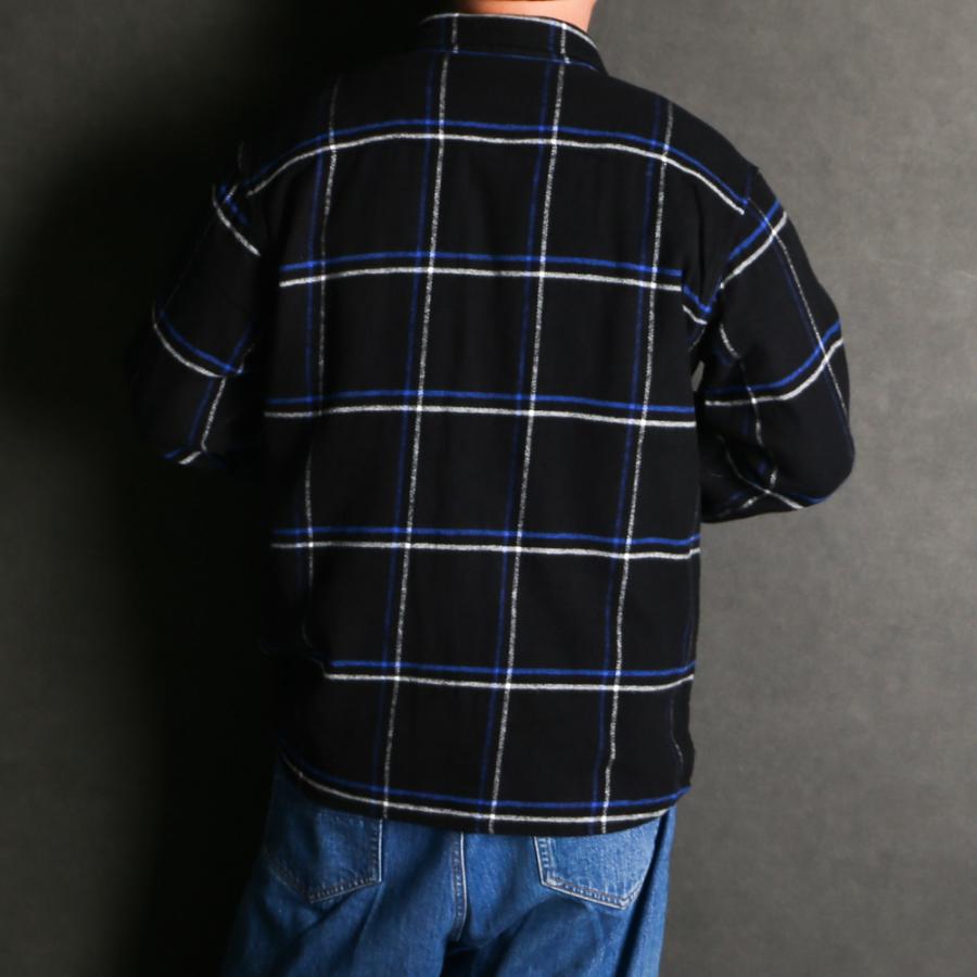 RATS（ラッツ） 【RATS/ラッツ】COTTON FLANNEL CHECK SHIRT- BLUE