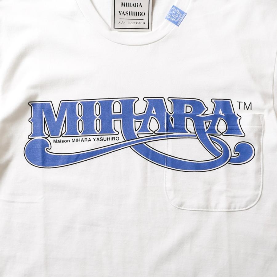 【Maison MIHARA YASUHIRO/メゾン ミハラヤスヒロ】MIHARA printed T-shirt / プリントTシャツ / ホワイト / 白 / A04TS701｜central5811｜12
