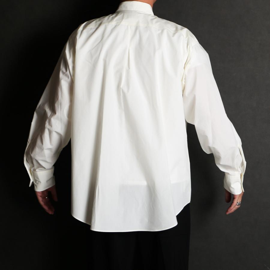MARKAWARE ホワイト 長袖シャツ　コンフォートフィットシャツ markaware 【MARKAWARE/マーカウェア】COMFORT FIT SHIRT
