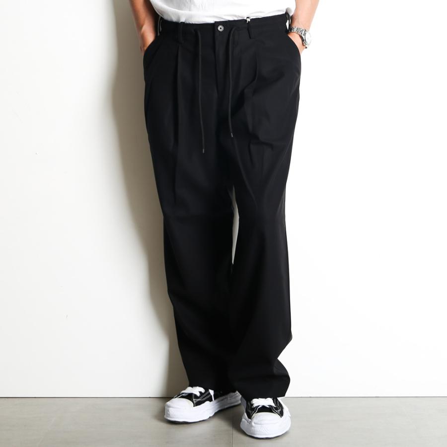 markaware 【MARKAWARE/マーカウェア】DOUBLE PLEATED EASY TROUSERS