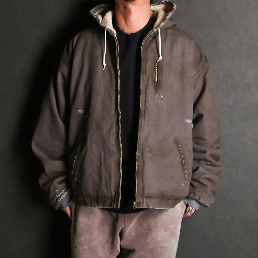 KAMIYA 【KAMIYA/カミヤ】BORO Duck Blouson - GRAY / ボロ ダック 