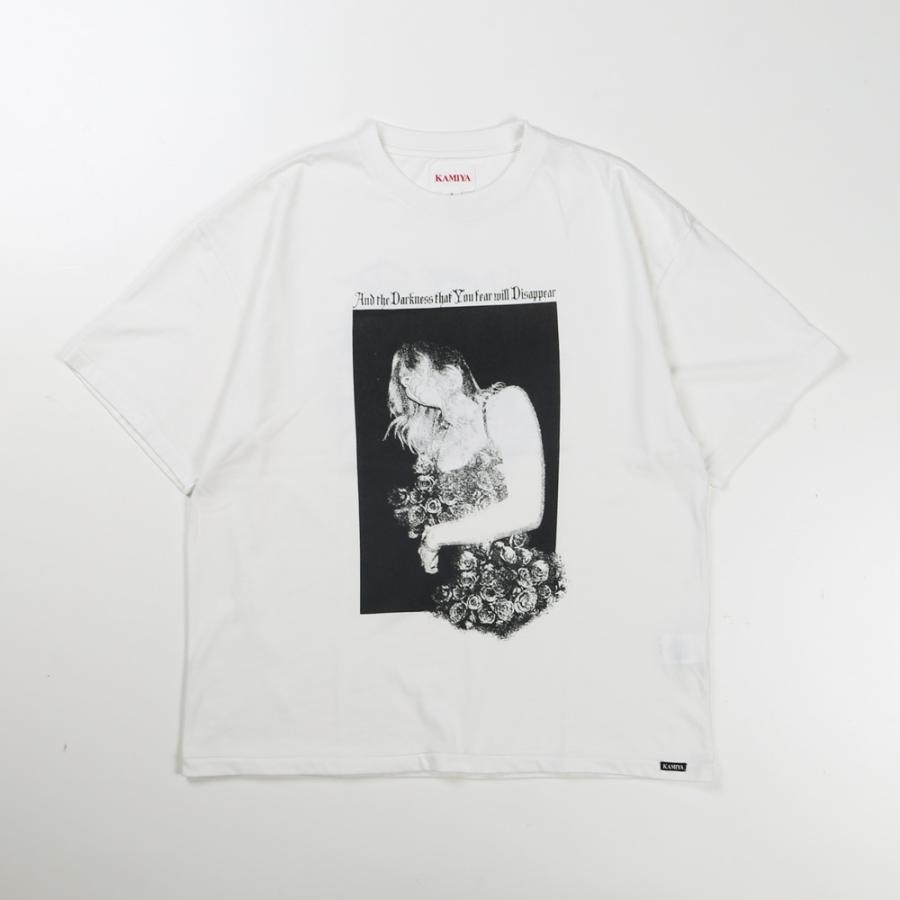 KAMIYA 【KAMIYA/カミヤ】“SWEET SMILE” Tee T/C - WHITE