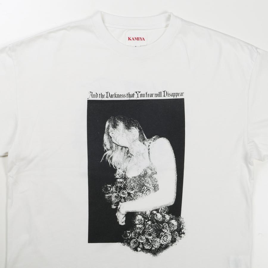 KAMIYA 【KAMIYA/カミヤ】“SWEET SMILE” Tee T/C - WHITE