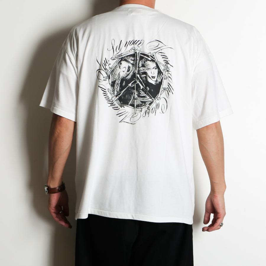 KAMIYA 【KAMIYA/カミヤ】“SWEET SMILE” Tee T/C - WHITE 