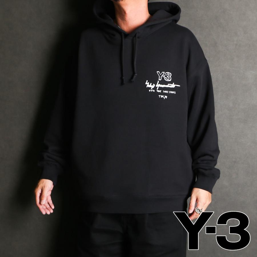 Y-3 ワイスリー パーカー ロゴ Y-3 ワイスリー｜U Y-3 Graphic Hoodie スモークロゴ グラフィック