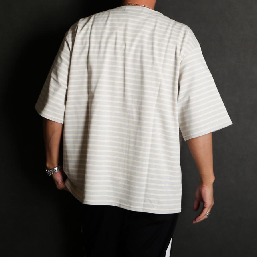marka（マーカ） 【marka/マーカ】NEW BASQUE S/S SHIRT - OFF × IVORY 