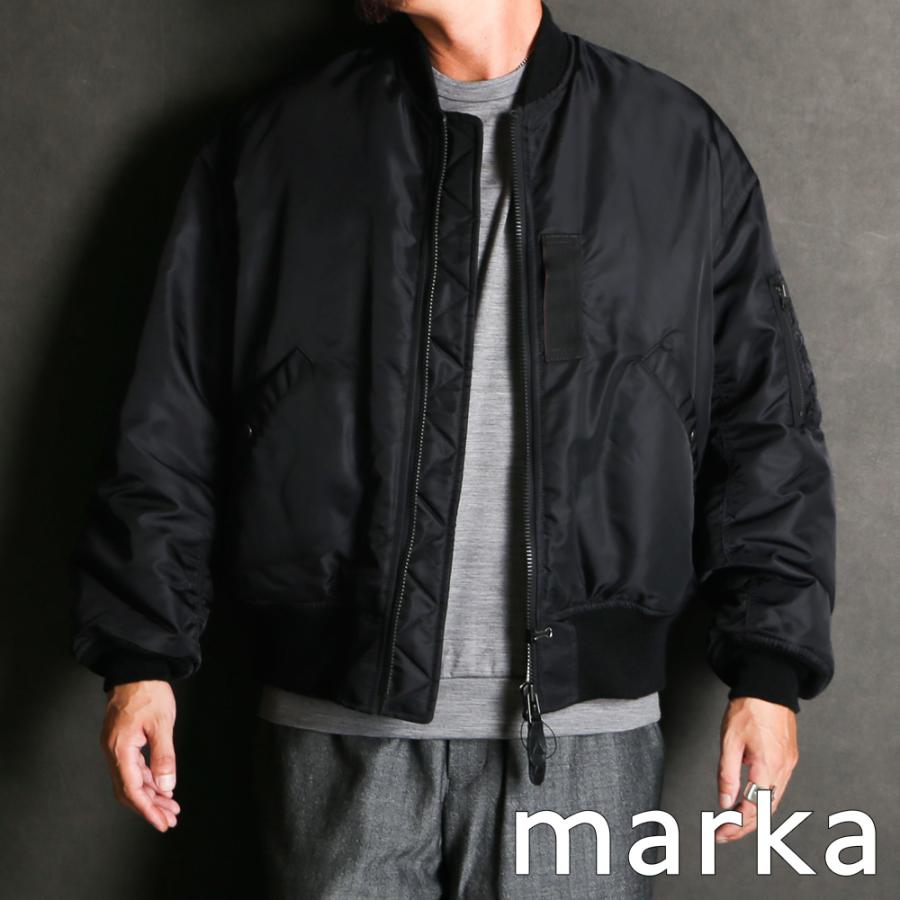 marka（マーカ） 【marka/マーカ】MA-1 - BLACK / ナイロンツイル