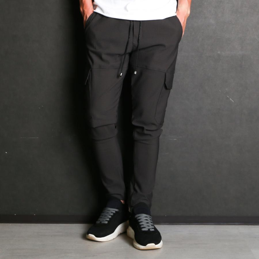 【RESOUND CLOTHING 】 Darrell cargo PT - RIP / ナイロン カーゴパンツ - リップルジャージ ...