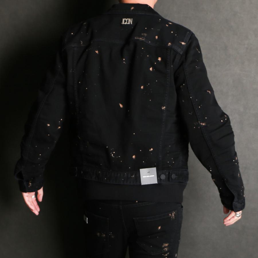 DSQUARED2 ICON ブラック デニムジャケット DSQUARED2 【国内正規品】【DSQUARED2/ディースクエアード】ICON