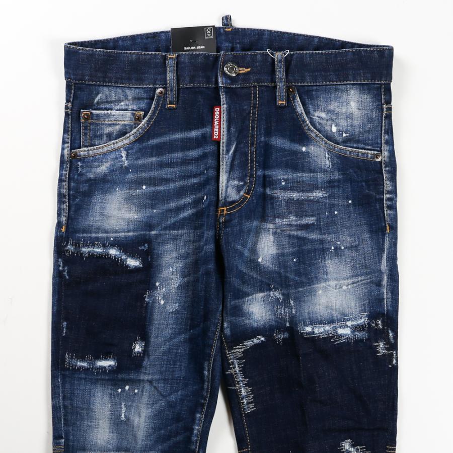 【国内正規品】【DSQUARED2/ディースクエアード】SAILOR JEAN / セーラー ジーンズ / S74LB1047/  S30342【メンズ】【送料無料】