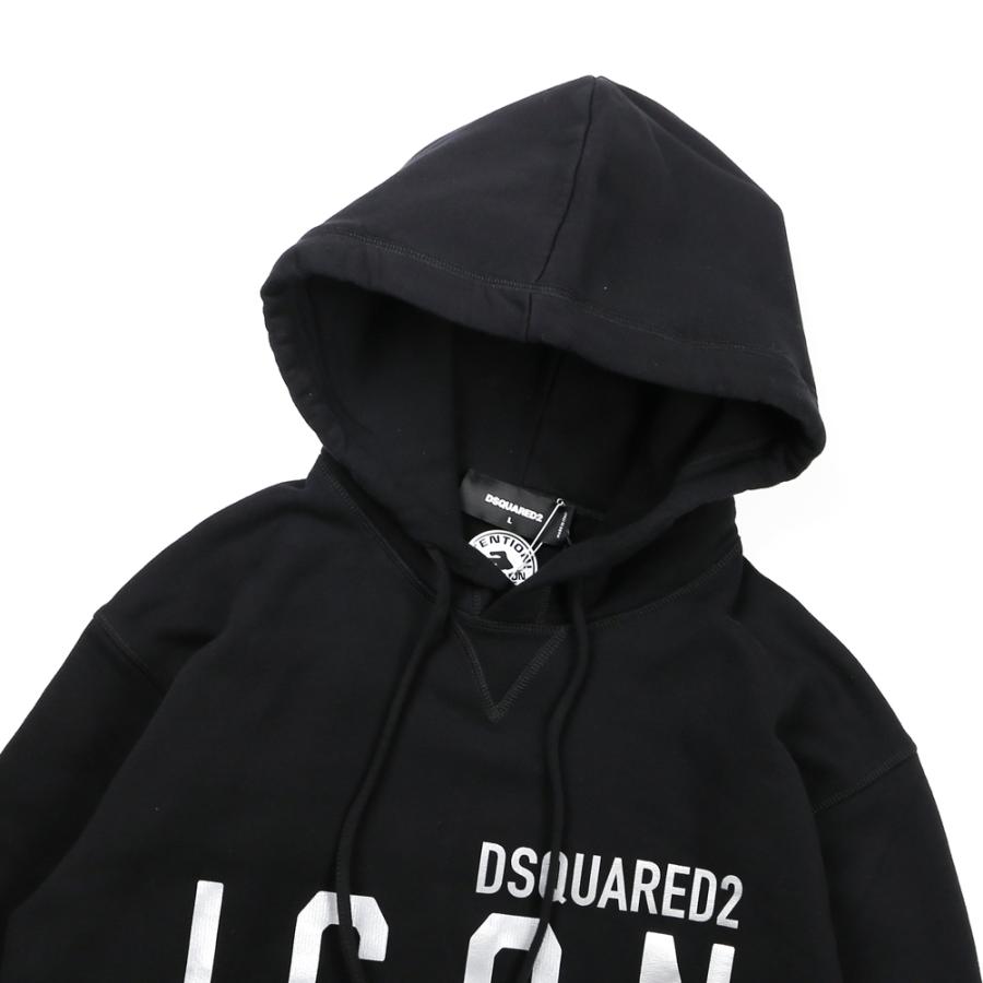 【国内正規品】【DSQUARED2/ディースクエアード】ICON Hooded Sweatshirt / アイコン プルオーバーパーカー /  S79GU0029/S25042