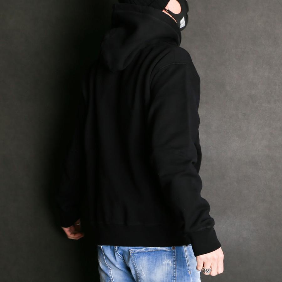 【美品・正規品】DSQUARED2 ICON ロゴ パーカー ブラック DSQUARED2（ディースクエアード） DSQ2 ICONロゴスウェットパーカー