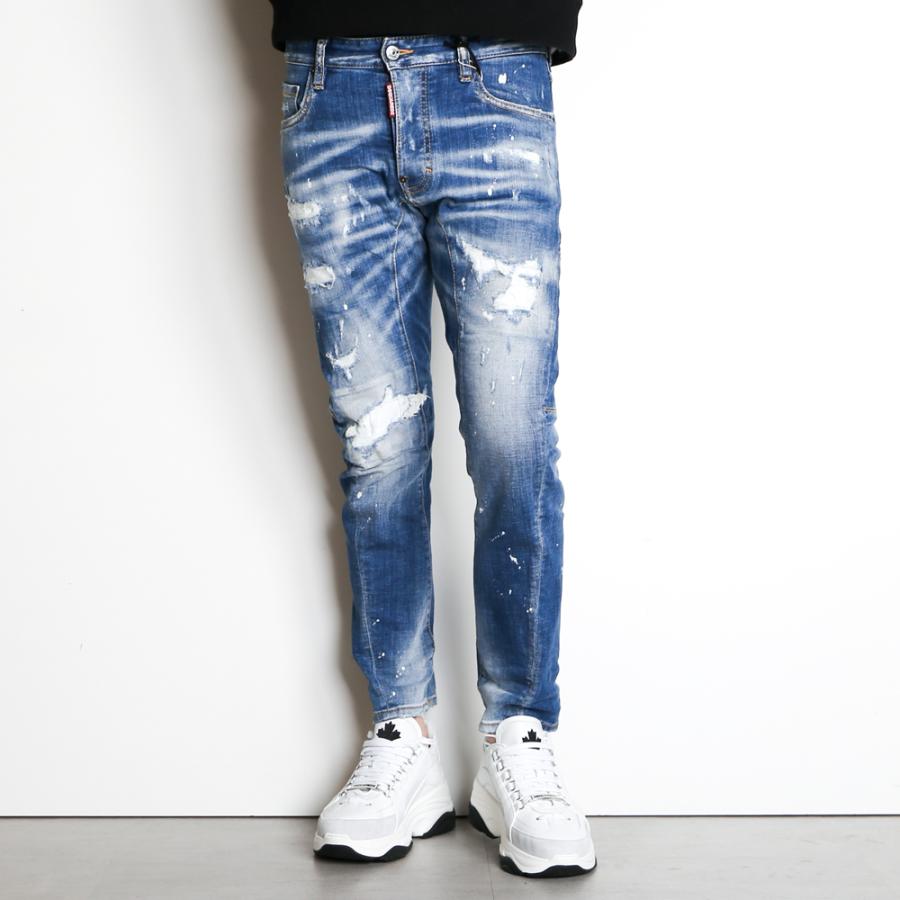 国内正規品】【DSQUARED2/ディースクエアード】Tidy Biker Jean