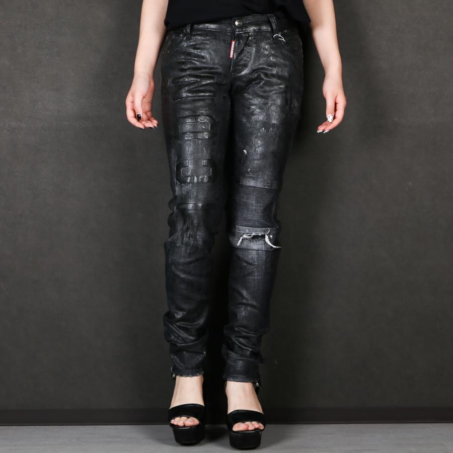 【国内正規品】【DSQUARED2/ディースクエアード】【レディース】Jennifer Cropped Jean / ジェニファー クロップド ジーンズ / S80LA0011/S30357の画像