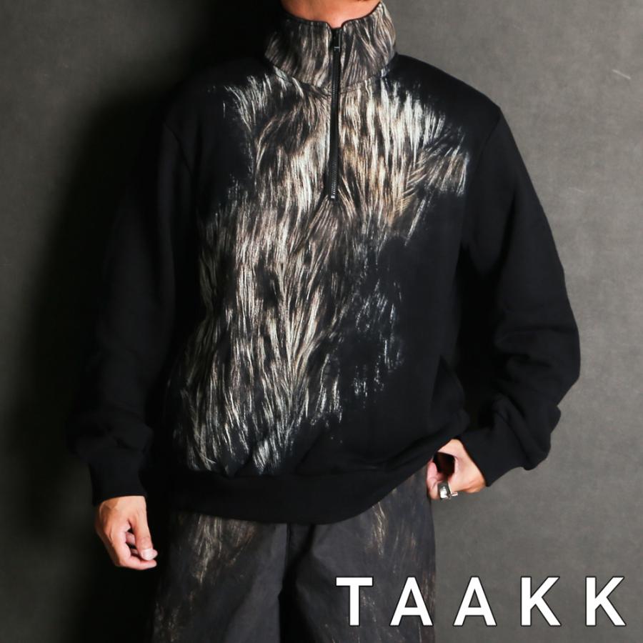 TAAKK(ターク)BLURRED FLEECE /スウェットプルオーバー TAAKK/ターク】