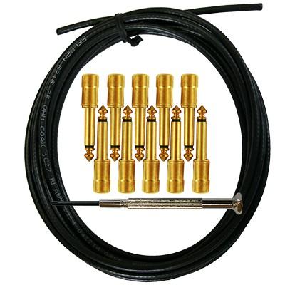 PREMIUM（FDK） - Montreux (モントルー)  Montreux Premium Cable \"Arena Ace Right angle Brass plug kit” (商いもの電話番号 : 2831)  パッチケーブルキット" レコーディング、PA機材-楽器、器材