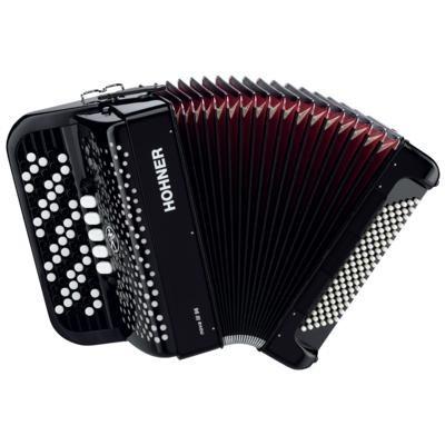 (送料無料)   HOHNER ホーナー Nova III 96 Black(黒) アコーディオン(ボタンキー/クロマチック)