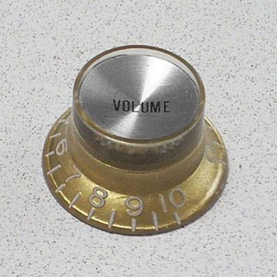 (メール便発送可) Montreux モントルー Metric Reflector Knob Volume Gold (Silver Top ...