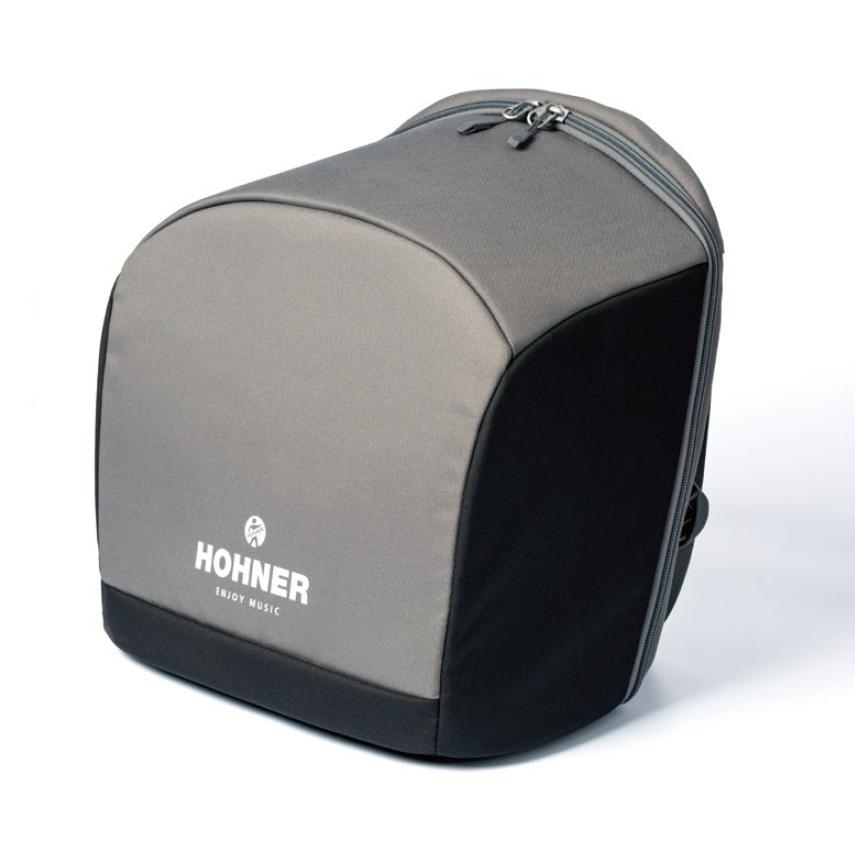 (送料無料)   HOHNER ホーナー HOHNER XS / DARKGREY/WHITE ピアノキー ダークグレー アコーディオン (小型)(軽量)の画像