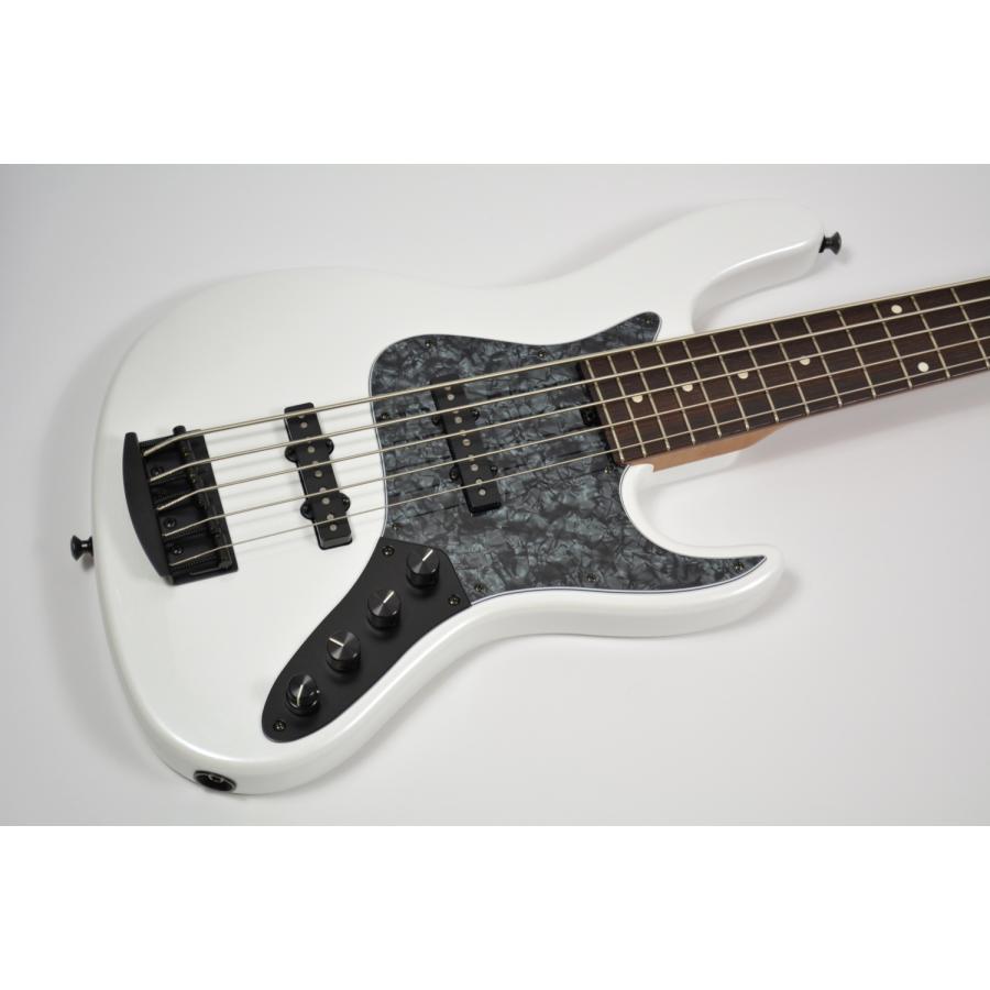 中古) Kikuchi Guitars Custom 5st J Bass Snowflake White Pearl