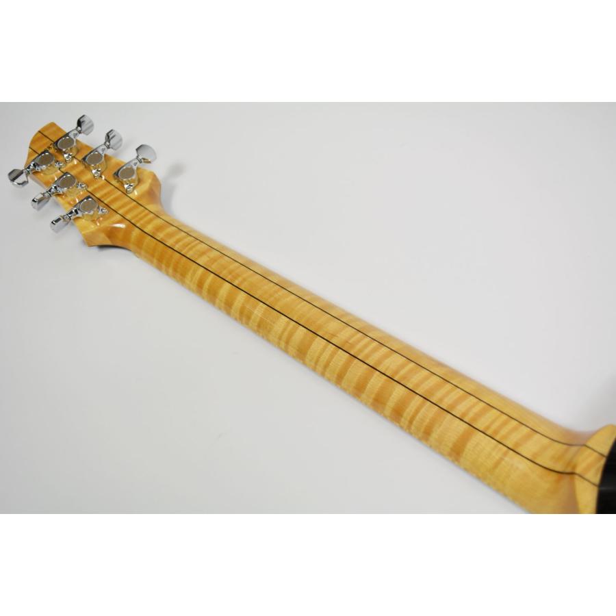 Bizen works Grain Curly Maple 1本限定ショーモデル Bizen Works Grain Trem Light Ash Body / Curly Maple Neck 3TS Sound