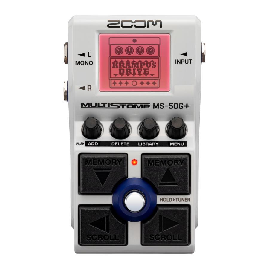 送料無料)ZOOM ズーム Multi Stomp MS-50G+ エフェクター(マルチ
