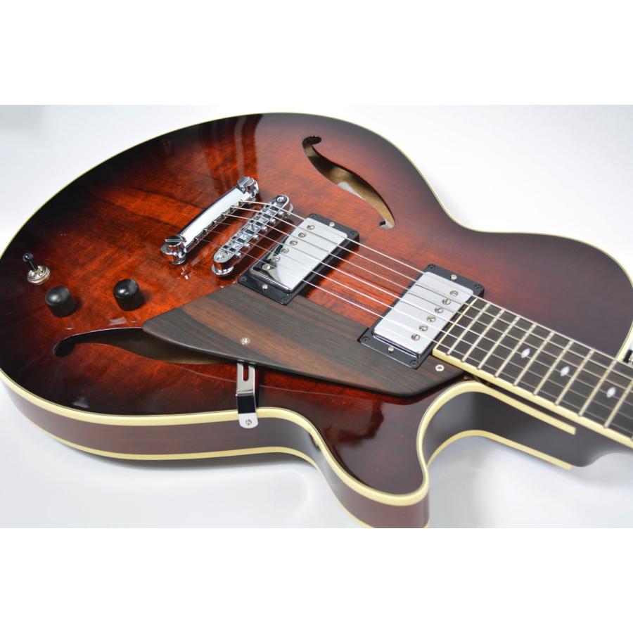 Sadowsky Guitars Archtop Semi Hollow Model Koa Brown Burst エレキ
