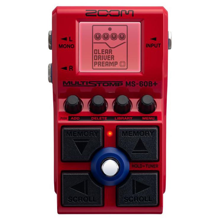 送料無料)ZOOM ズーム MS-60B+ MultiStomp ベース用マルチエフェクター