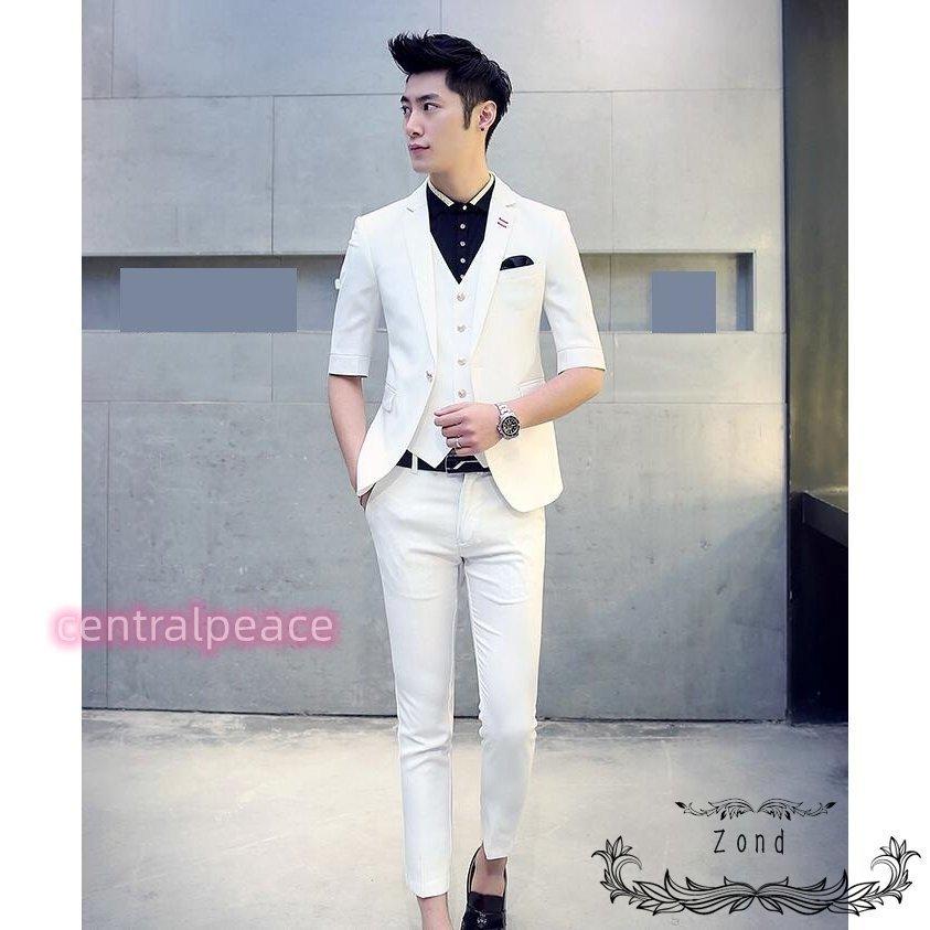 有名なブランド ジャケット パンツ ベスト 8カラー 七分袖 韓国風 一つボタン スーツ 無地 春夏 大きいサイズ フォーマルスーツ3点セット 細身 ビジネス結婚式ol代30代40代 3ピーススーツ サイズ M Michiganestateplanning Com