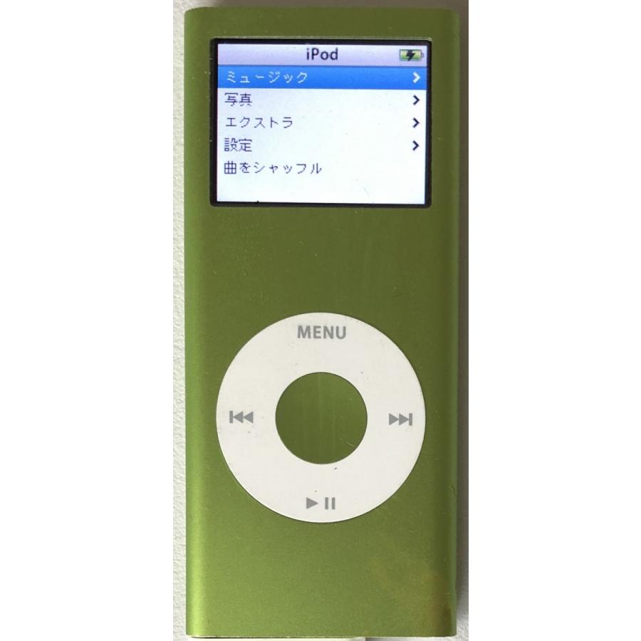 Apple iPod nano 第２世代（4GB）グリーン：MA487J/A｜centro