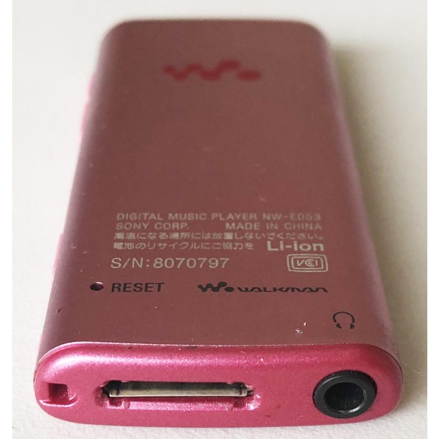 【中古】SONY ウォークマン Eシリーズ [メモリータイプ] 4GB ピンク NW-E053/P WALKMAN SONY Walkman（ソニーウォークマン）Eシリーズ、NW-E053（4GB
