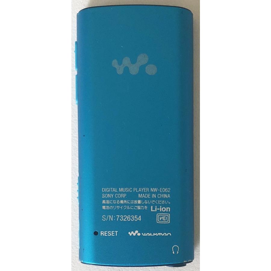 SONY Walkman（ソニーウォークマン）Eシリーズ、NW-E062（2GB）ブルー｜centro｜02