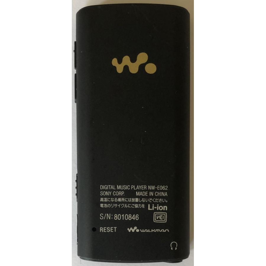 SONY Walkman（ソニーウォークマン）Eシリーズ、NW-E062（2GB）ブラック｜centro｜02