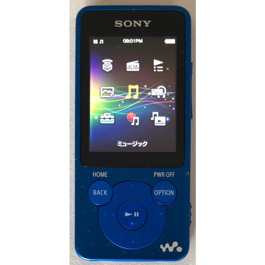 SONY Walkman（ソニーウォークマン）Eシリーズ、NW-E083（4GB）ブルー :nw-e083-b-02:Centro - 通販
