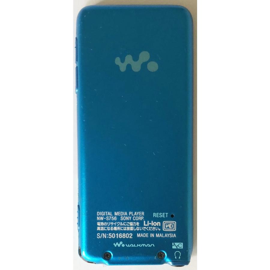 希少 SONY WALKMAN NW-S756 32GB 超美品 WALKMAN SONY Walkman（ソニーウォークマン）Sシリーズ、NW-S756（32GB